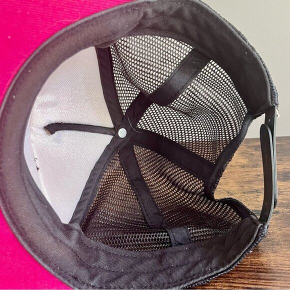 •SOLD•| Vans| Y2K Off the Wall Snap Back Wide Brim Tropical Floral Pink Hat Cap - Picture 2 of 4